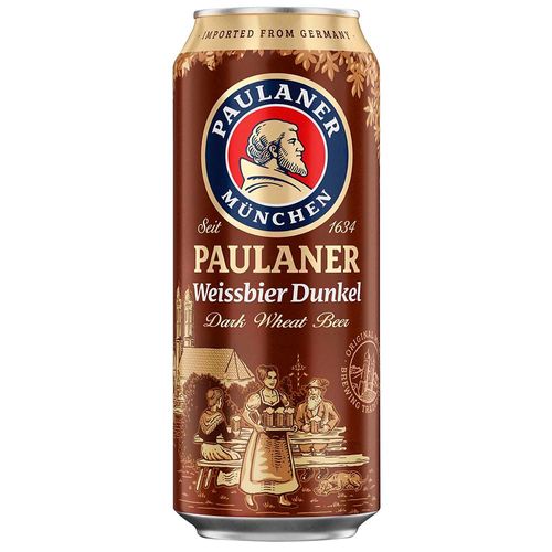 Cerveza PAULANER Hefe negra 500 ml