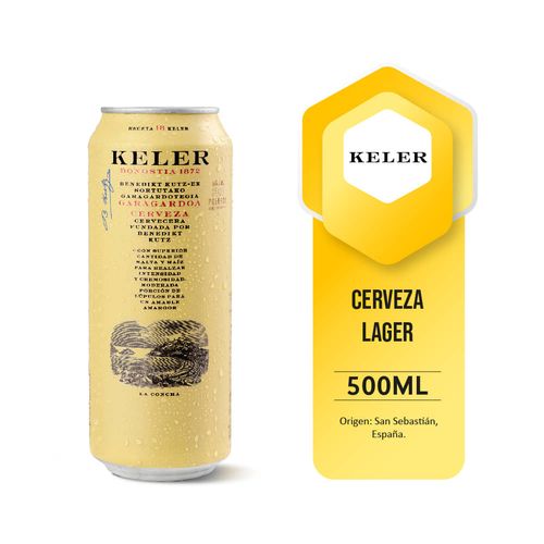 Cerveza KELER 500 ml