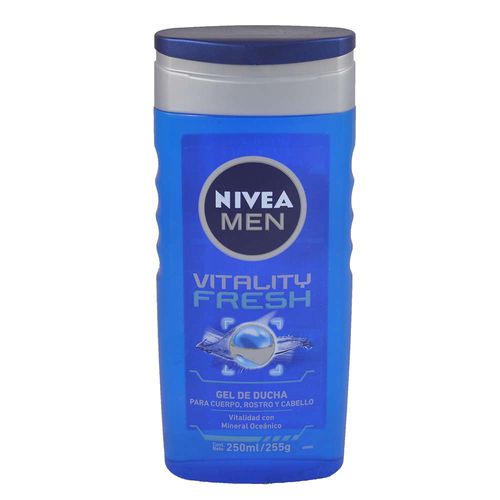 Gel de ducha NIVEA Vitaly Fresh men 3 en 1