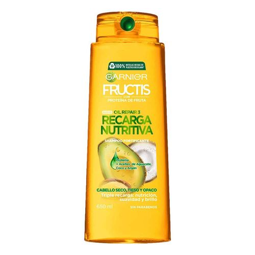 Shampoo FRUCTIS carga nutritiva 650 ml