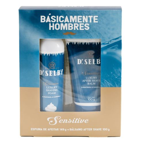 Estuche DR. SELBY espuma de afeitar 149 g + balsamo