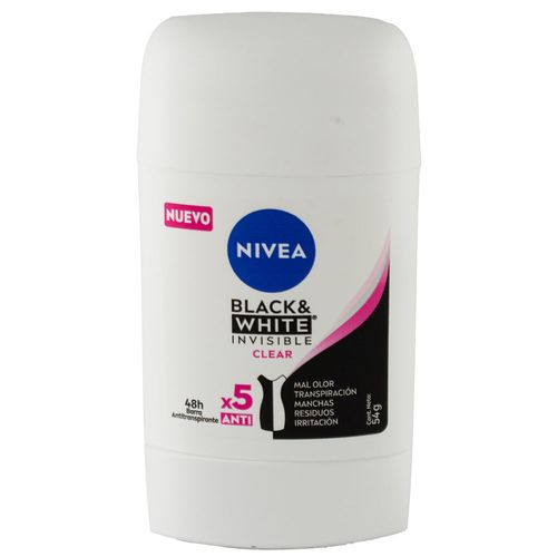 Desodorante NIVEA Black & White Clear Fem 50 ml