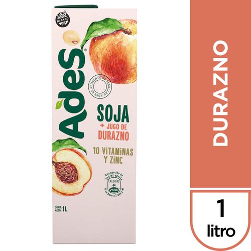 Jugo ADES Durazno 1 L