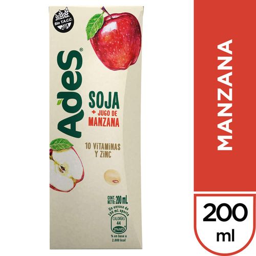 Jugo ADES Manzana 200 ml