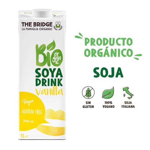 Bebida de Soja Y Vainilla The Bridge Bio 1 L