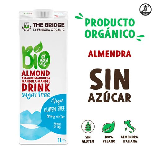 Bebida THE BRIDGE Almendras sin gluten/sin azúcar 1 L