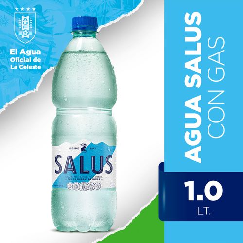 Agua SALUS con gas 1 L pet