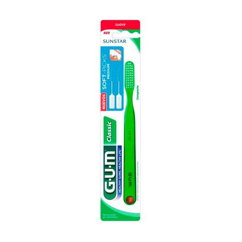 Cepillo dental GUM travel suave compacto