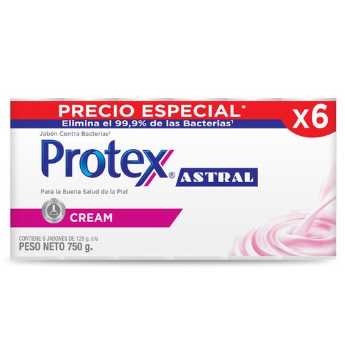 Jabón de tocador 6x4 ASTRAL Cream