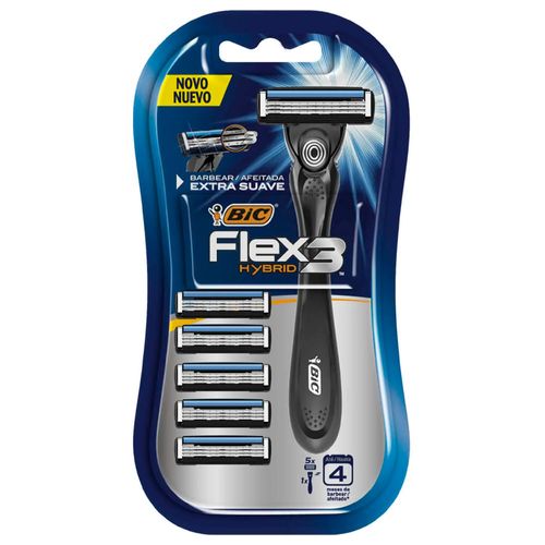 Afeitadora BIC FLEX 3 Hybrid pq.5 un