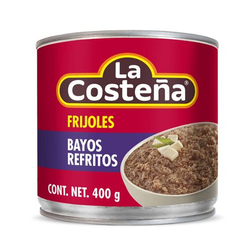 Frijoles bayos LA COSTEÑA refritos 400 g