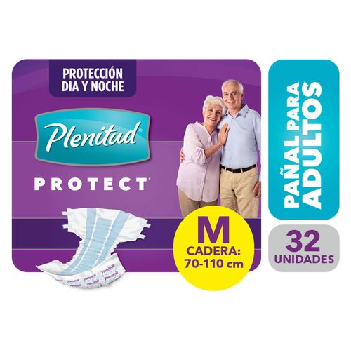 Pañal PLENITUD Protect M 32 un.