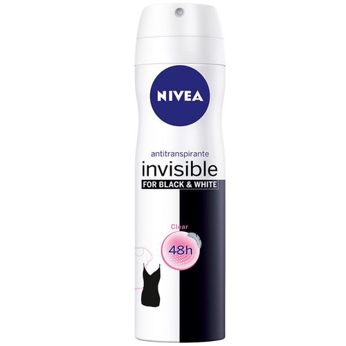 Desodorante NIVEA invisible Black & White Clear aerosol 150 ml