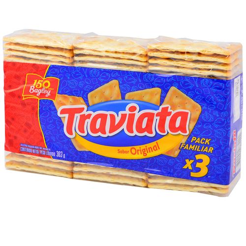 Galletas TRAVIATA Sandwich Bagley 303 g