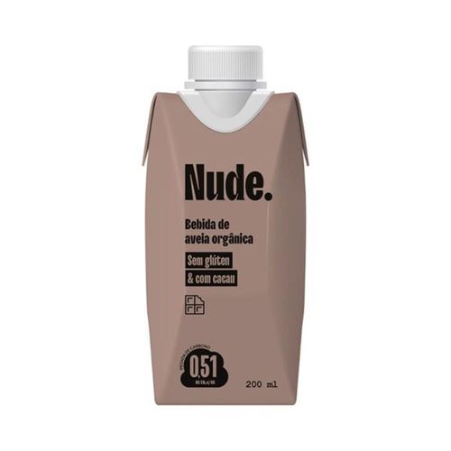 Bebida Avena Cacao NUDE Orgánica 200 ml