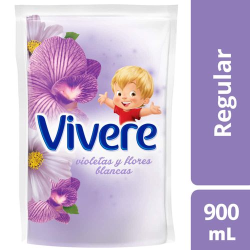 Suavizante VIVERE Violetas & Flores Blancas 900 ml