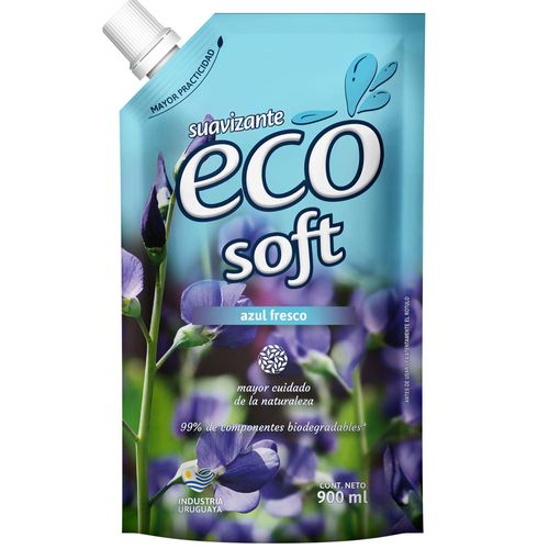 Suavizante SOFT Azul Fresco Eco doy pack 900 ml