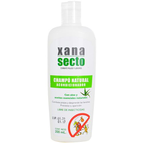 Shampoo y acondicionador XANASECTO Natural 200 ml