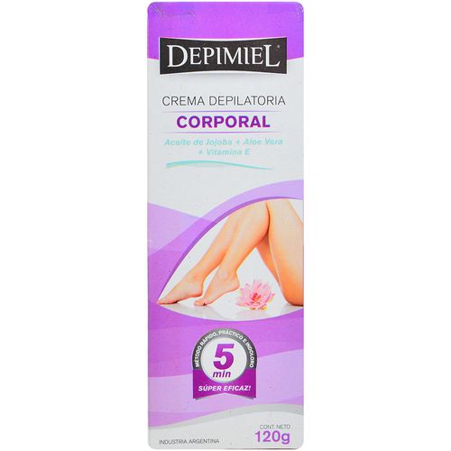 Crema depilatoria corporal DEPIMIEL con Aloe