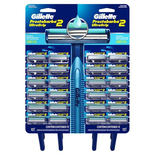 Máquina Prestobarba GILLETTE Ultragrip Tcard 2 un.