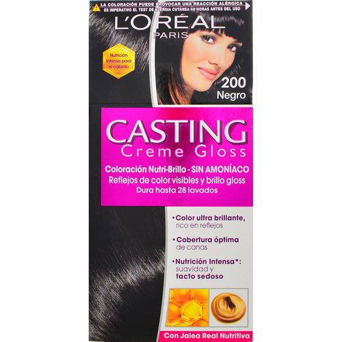 Coloración CASTING CREME GLOSS Negro Jalea 200