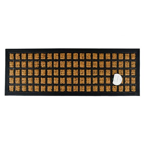 Felpudo coco/goma 25x75 cm entramado