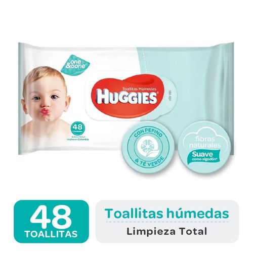 Toallitas húmedas HUGGIES natural care 48 un.