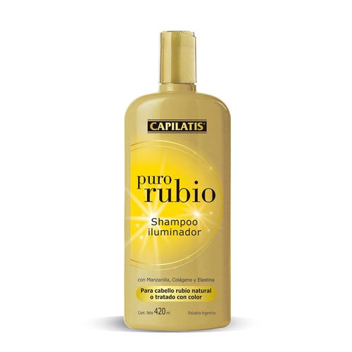 Shampoo CAPILATIS Puro Rubio Iluminador 420 ml