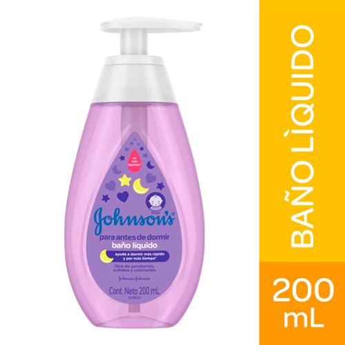 Baño Líquido JOHNSON'S Dulces Sueños 200 ml