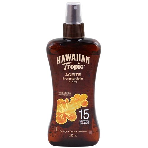 Aceite bronceador Hawaiian Tropic fps 15 240 ml