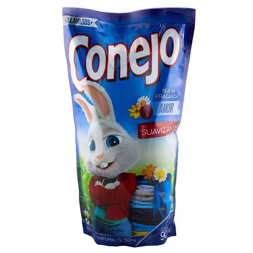 Suavizante CONEJO Amor doy pack 900 ml