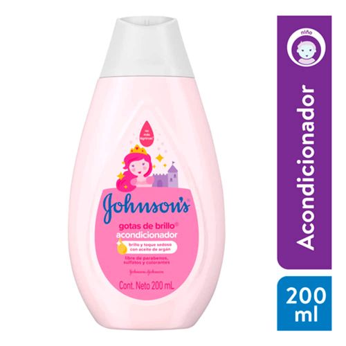 Acondicionador JOHNSON'S Gotas de Brillo 200 ml