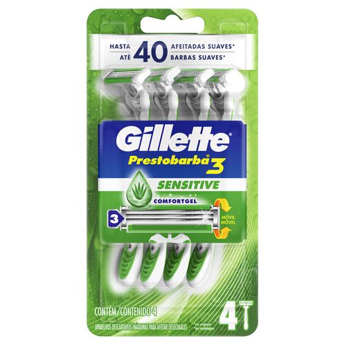 Máquina Prestobarba 3 Body GILLETTE 4 un.