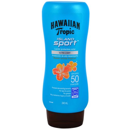 Loción protectora solar HAWAIIAN TROPIC island sport fps 50 240 ml