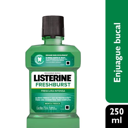 Enjuague bucal LISTERINE Fresh Burst 24 hs 250 ml