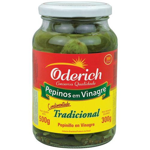 Pepinos en vinagre ODERICH 500 g