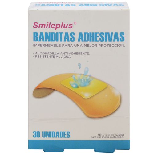 Banditas adhesivas Smileplus 30 un.