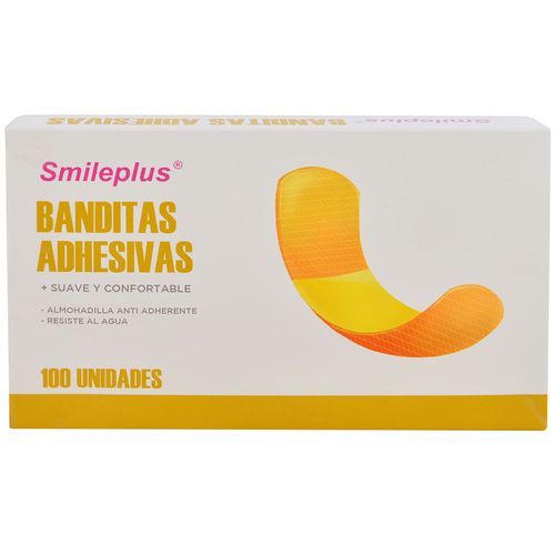 Banditas adhesivas SMILEPLUS 100 un.