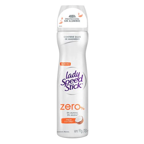 Desodorante LADY SPEED STICK natural coco aerosol 91 g