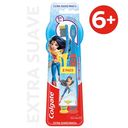 Pack x 2 cepillo dental COLGATE liga de la justicia