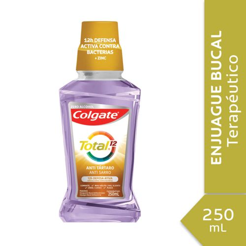 Enjuague bucal COLGATE Total 12 anti sarro 250 ml