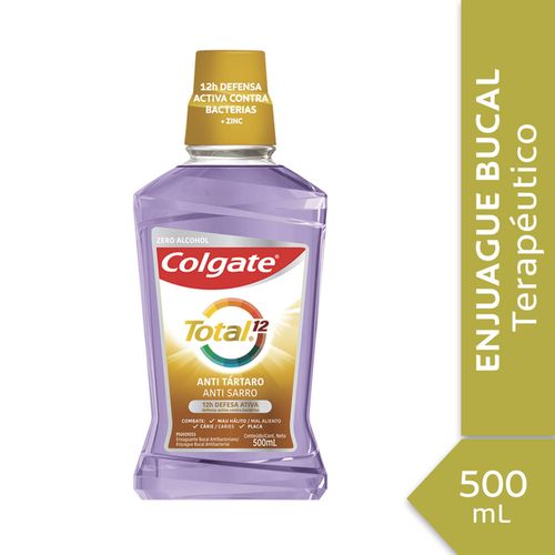 Enjuague bucal COLGATE Total 12 anti sarro 500 ml