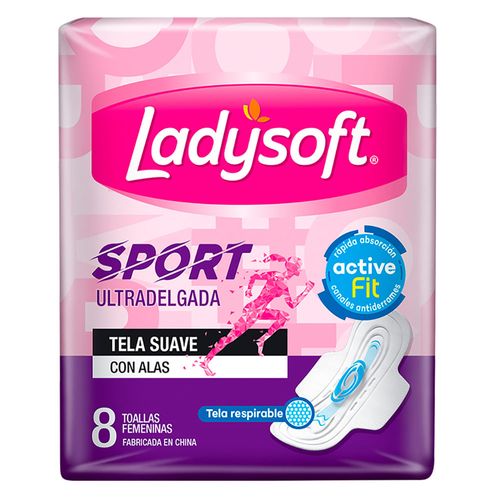 Toalla femenina LADYSOFT sport 8 un.