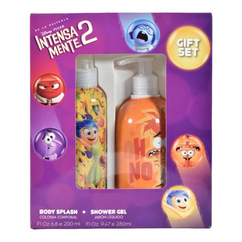 Set Disney Intensamente Body Splash Shower Gel