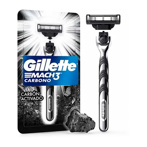 Maquina GILLETTE Mach 3 Razor Carbon