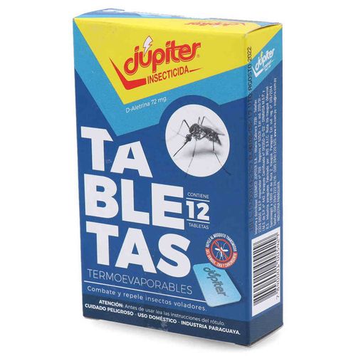 Tableta insecticida Júpiter 12 un.