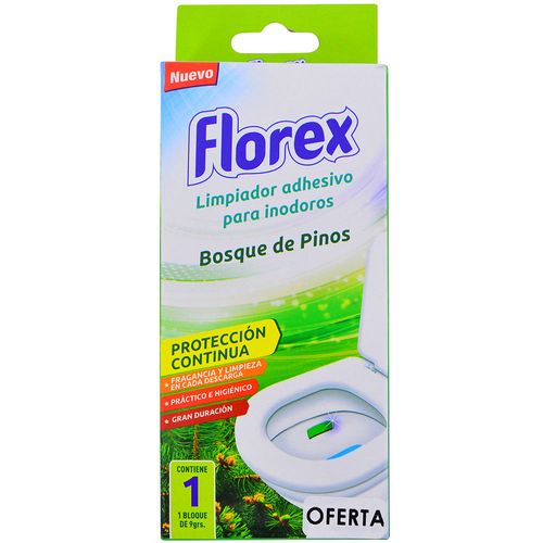 Desodorante inodoro FLOREX bosque de pino bloque adhesivo