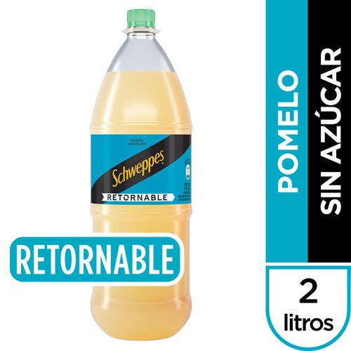 Refresco SCHWEPPES pomelo sin azúcar 2 L