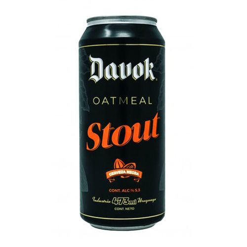 Cerveza DAVOK Stout 473 ml