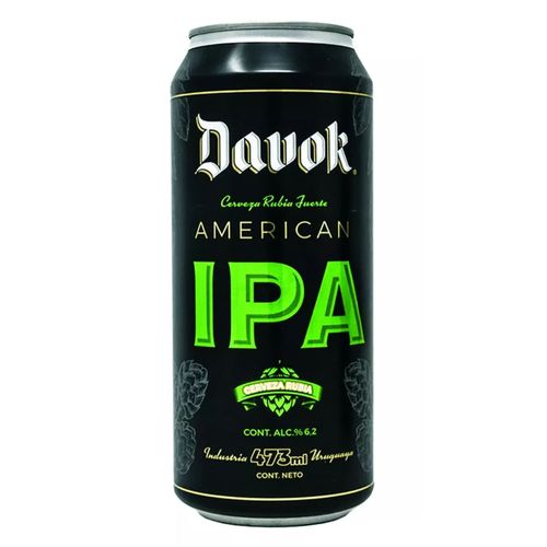 Cerveza DAVOK Ipa 473 ml